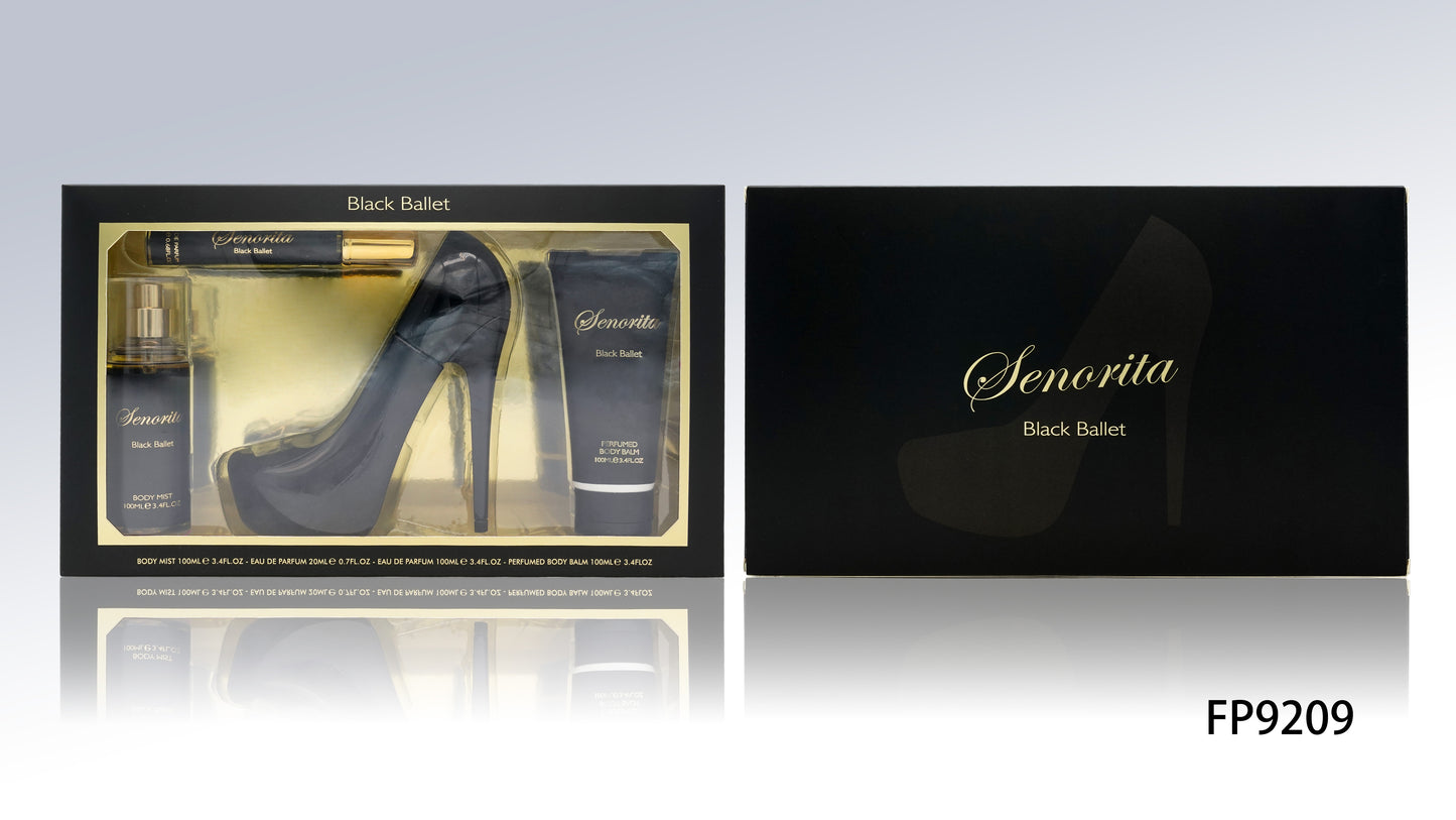 Senorita Black Ballet 4pc Women's Perfume Gift Set