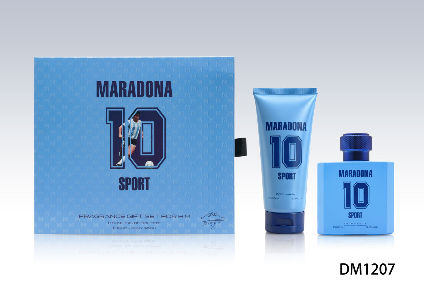 MARADONA SPORT EDITION GIFTSET - 50ML EAU DE TOILETTE + 100ML BODY WASH