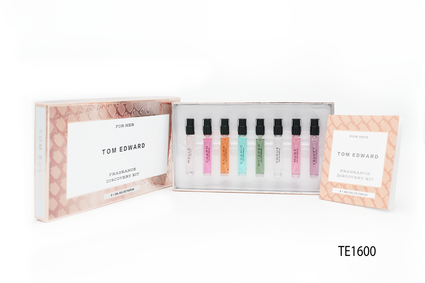 Tom Edward for Her Fragrance Discovery Kit (8 x 3ml Eau de Parfum)