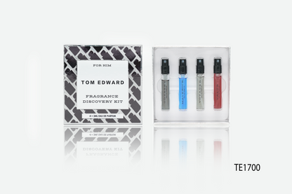 Tom Edward for Him Fragrance Discovery Kit (4 x 3ml Eau de Parfum)