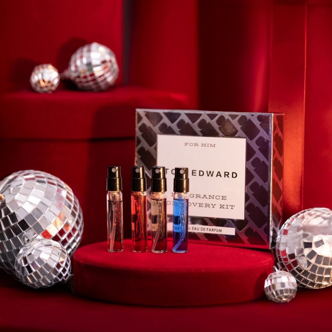 Tom Edward for Him Fragrance Discovery Kit (4 x 3ml Eau de Parfum)