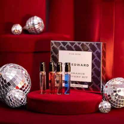 Tom Edward for Him Fragrance Discovery Kit (4 x 3ml Eau de Parfum)