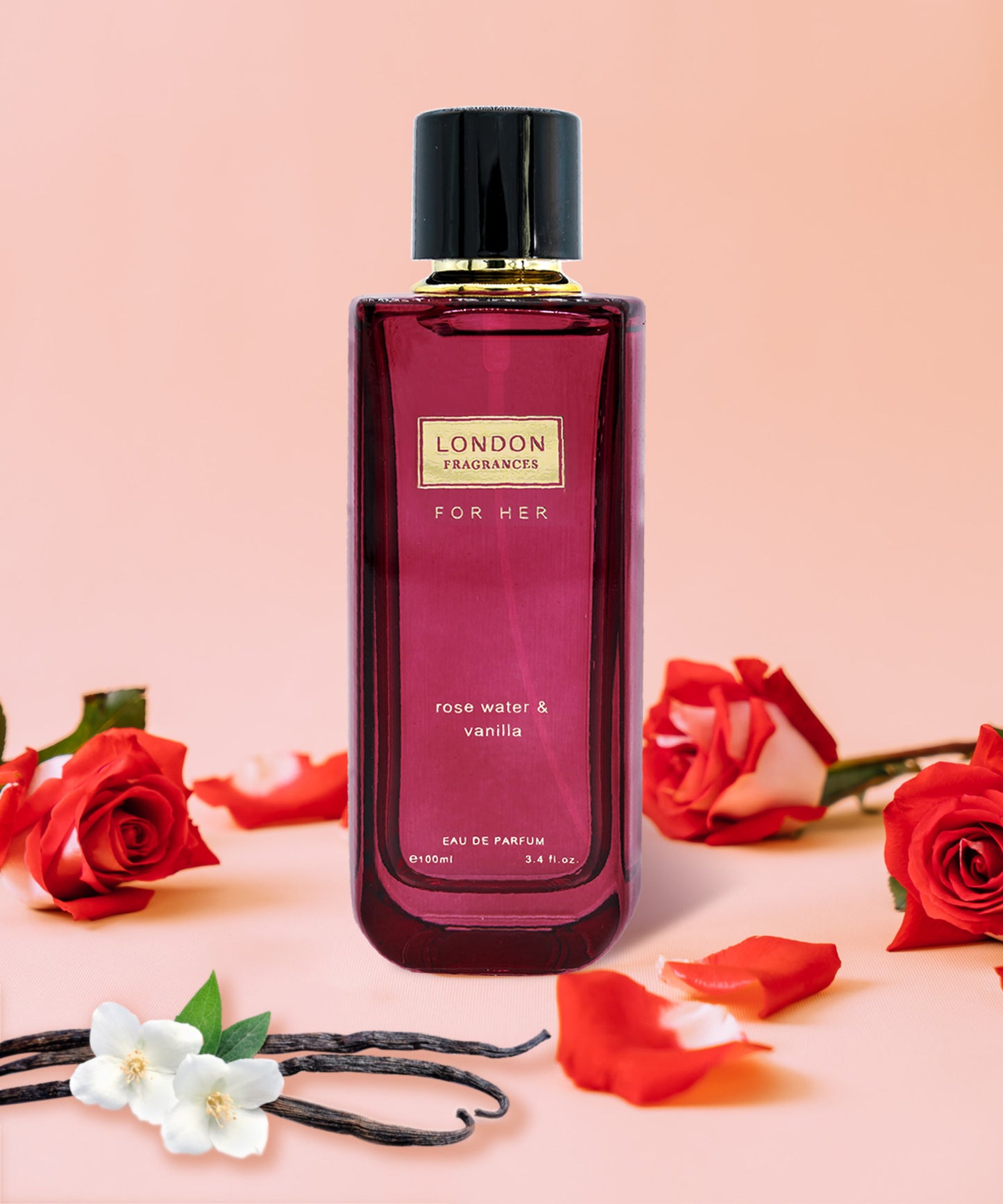 London Fragrances For Her Agua de Rosas y Vainilla - Eau de Parfum 100ml