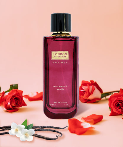 London Fragrances For Her Agua de Rosas y Vainilla - Eau de Parfum 100ml
