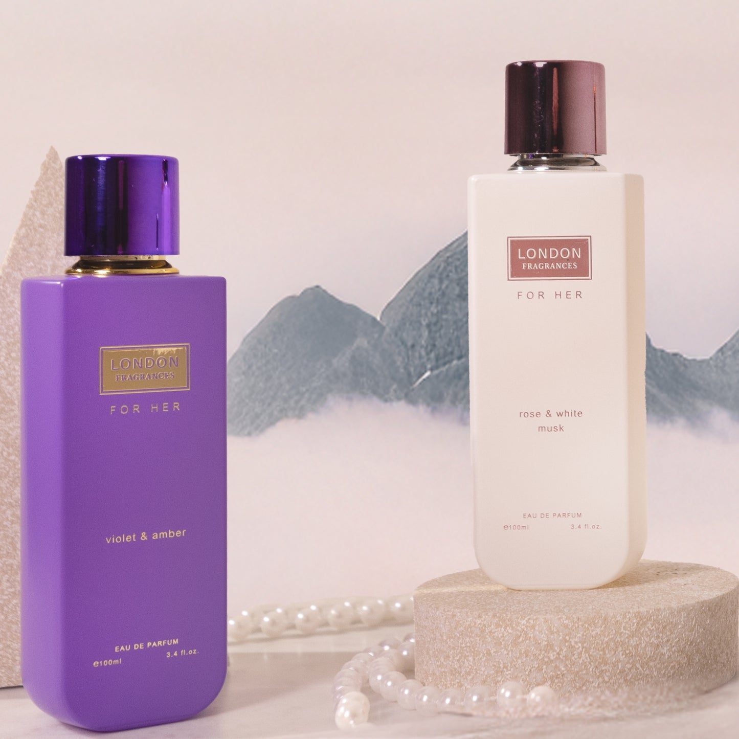 London Fragrances For Her Rose & White Musk - Eau de Parfum 100ml