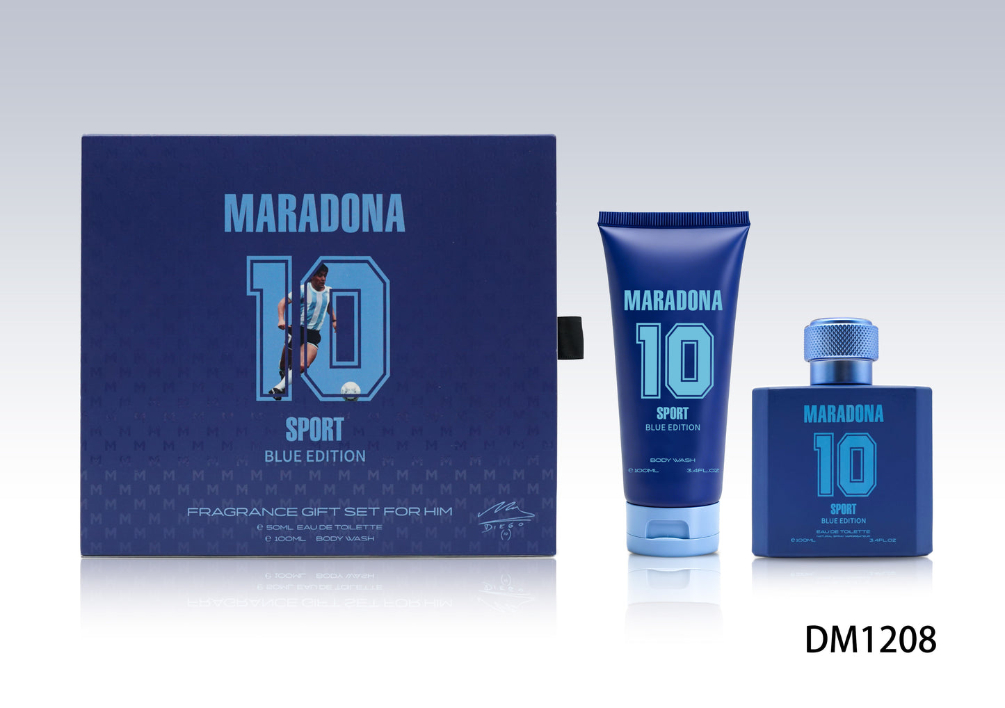 MARADONA BLUE EDITION GIFTSET - 50ML EAU DE TOILETTE + 100ML BODY WASH