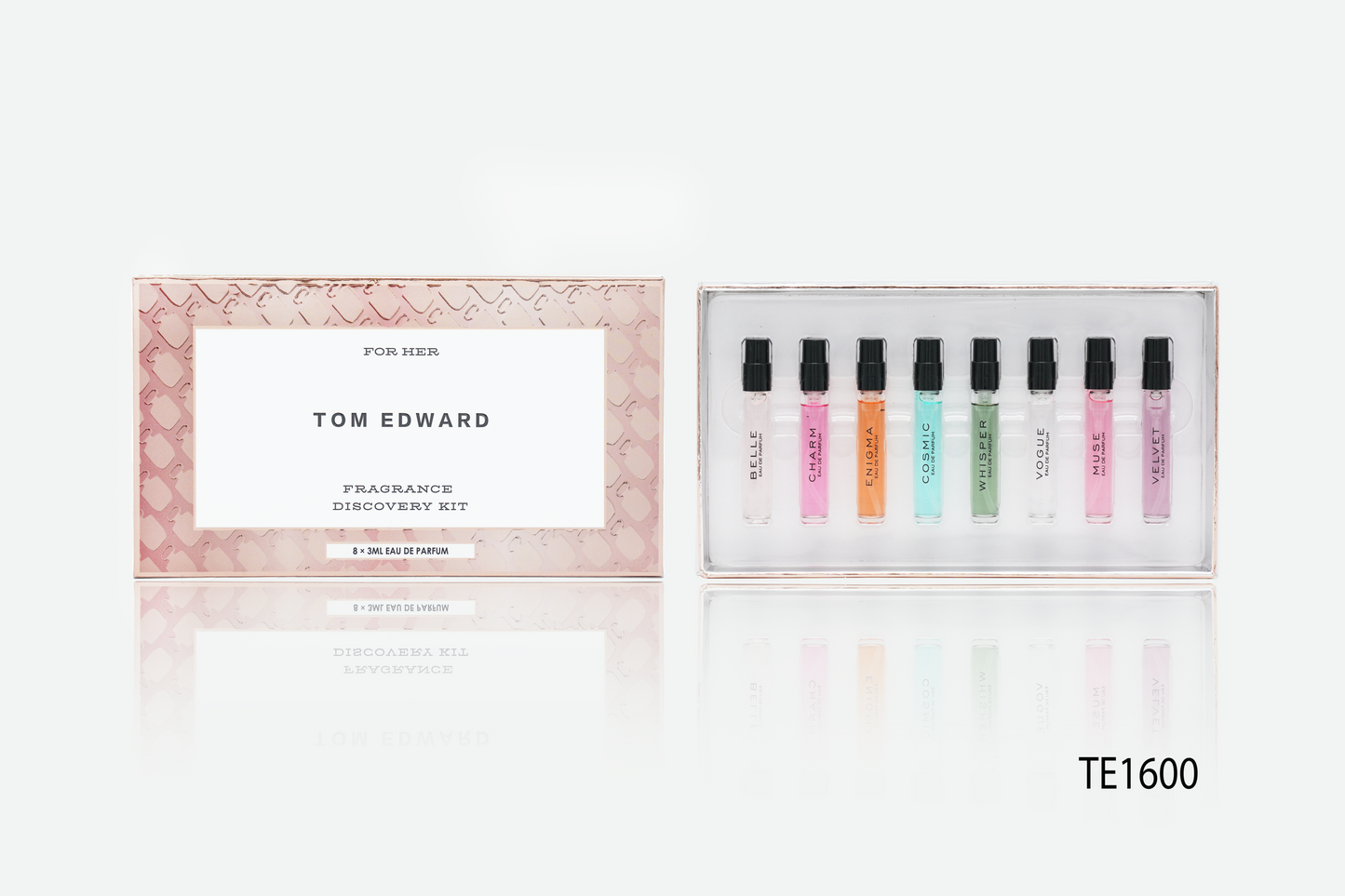 Tom Edward for Her Fragrance Discovery Kit (8 x 3ml Eau de Parfum)