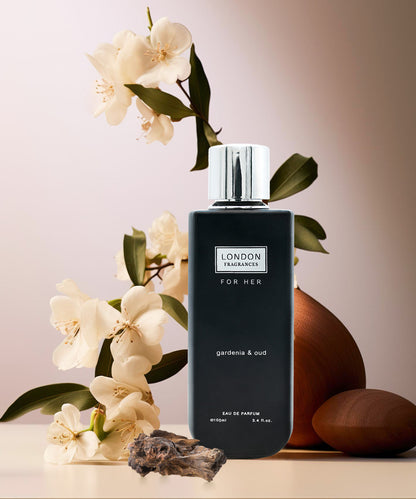 London Fragrances For Her Gardenia &amp; Oud - Eau de Parfum 100ml